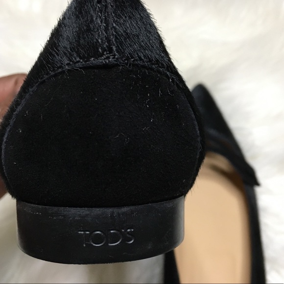 ❗️SOLD❗️Tod’s Calf Hair Leather Pointed Toe Flats - Picture 7 of 9
